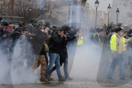 NEWS - Medien an der Arbeit während der Gilets Jaunes Proteste in Frankreich