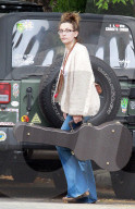 Paris Jackson and boyfriend Gabriel Glenn arrive back at their LA apartment after a road trip.