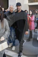 Ricky Martin leaving exhibition of his husband Jwan Josef inn Rome