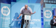 Crowds turn out in support of Nigel Farage at the Brexit Party rally