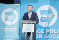 Crowds turn out in support of Nigel Farage at the Brexit Party rally