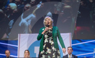 Crowds turn out in support of Nigel Farage at the Brexit Party rally