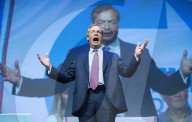 Crowds turn out in support of Nigel Farage at the Brexit Party rally