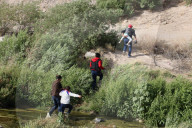 Hundreds Migrants Continue To Cross The Border Mexico-United States Illegally