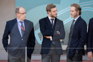 PEOPLE - Pierre und Andrea Casiraghi am Formel-E Grand Prix in Monaco