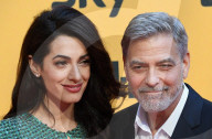 PEOPLE - George Clooney und Amal Alamuddin an der Catch-22 Premiere in Rom