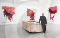 Anish Kapoor exhibition. Sir Anish Kapoor, is a British sculptor. Born in Bombay, Kapoor has lived and worked in London since the early 1970s when he moved to study art, first at the Hornsey College of Art and later at the Chelsea School of Art and Design