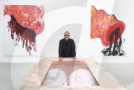 Anish Kapoor exhibition. Sir Anish Kapoor, is a British sculptor. Born in Bombay, Kapoor has lived and worked in London since the early 1970s when he moved to study art, first at the Hornsey College of Art and later at the Chelsea School of Art and Design
