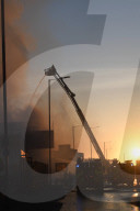 London warehouse fire: rush-hour warning after North Circular closed.