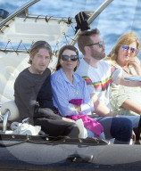 Sadie Frost and Darren Strowger at the Hotel du Cap
