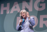 Brexit Party event, final rally ahead of the  European elections at Olympia, London.