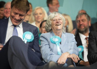 Brexit Party event, final rally ahead of the  European elections at Olympia, London.