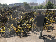 NEWS - China: Fast 2 Millionen Mietvelos verstopfen die chinesische Hauptstadt