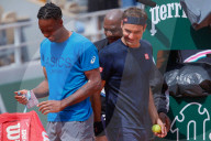 NEWS - Tennis: Roger Federer beim Training in Roland Garros