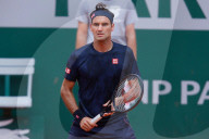 NEWS - Tennis: Roger Federer beim Training in Roland Garros