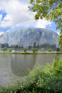 NEWS - Europawahlen: Das Gebäude des Europaparlaments in Strasbourg