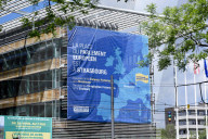 NEWS - Europawahlen: Das Gebäude des Europaparlaments in Strasbourg