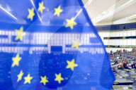 NEWS - Europawahlen: Das Gebäude des Europaparlaments in Strasbourg