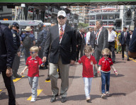 PEOPLE - Prinz Albert mit seinen Kiundern am GP von Monaco