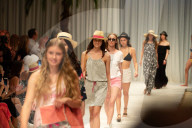 Germany: Presentation of the Beachwear collection of Aldi Sued by Michelle_Hunziker