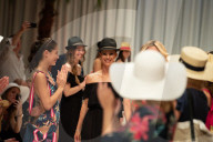Germany: Presentation of the Beachwear collection of Aldi Sued by Michelle_Hunziker