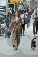 PEOPLE - Emily Ratajkowski geht mit dem Hund Gassi