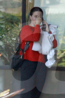 Makeup free Sophia Bush looks hot and sweaty as she emerges from a two-hour workout session in West Hollywood. 