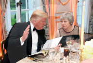 NEWS - Donald Trump trifft Premierministerin Theresa May zum Dinner