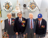 NEWS - 75 Jahre D-Day: Veteranentreffen auf der HMS Belfast im Londoner Hafen