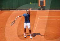 SPORT - Tennis Roland Garros: Roger Federer trainiert am Donnerstag vor dem Spiel gegen Wawrinka