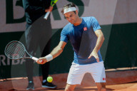SPORT - Tennis Roland Garros: Roger Federer trainiert am Donnerstag vor dem Spiel gegen Wawrinka