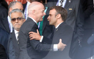SPORT - FIFA-Präsident Infantino an der Frauen-Fussball-WM in Frankreich