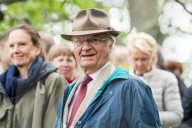 King Carl Gustaf excursion at Stenhammar Palace, Flen, Sweden - 12 Jun 2019