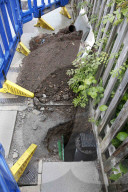 Burst waterpipe West London