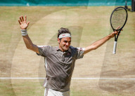 SPORT - Tennis: Roger Federer gewinnt Turnier in Halle