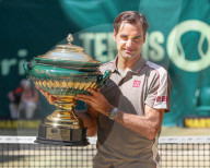 SPORT - Tennis: Roger Federer gewinnt Turnier in Halle