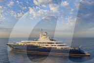 PEOPLE - 133 Meter lange Luxusyacht der Königsfamilie von Katar vor Monaco gesichtet
