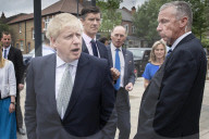 Boris Johnson campaigns in south west London