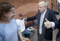 Boris Johnson campaigns in Surrey