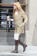 Joan Van Ark, 76, is pictured running errands in Los Angeles.