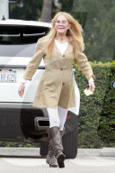 Joan Van Ark, 76, is pictured running errands in Los Angeles.