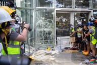 Hong Kongers storm legislature