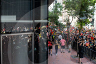 Hong Kongers storm legislature