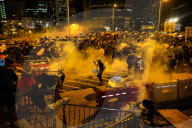 Hong Kongers storm the Legislature, Police retaliate with tear gas