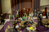 Hong Kongers storm the Legislature, Police retaliate with tear gas