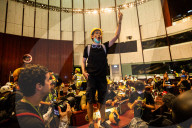 Hong Kongers storm the Legislature, Police retaliate with tear gas