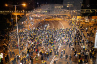 Hong Kongers storm the Legislature, Police retaliate with tear gas