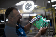 'Things are changing so fast': the benefits and dangers of robots in the UK workplace.  Siemens’ Congleton factory in Cheshire.