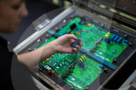 'Things are changing so fast': the benefits and dangers of robots in the UK workplace.  Siemens’ Congleton factory in Cheshire.