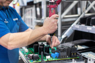 'Things are changing so fast': the benefits and dangers of robots in the UK workplace.  Siemens’ Congleton factory in Cheshire.